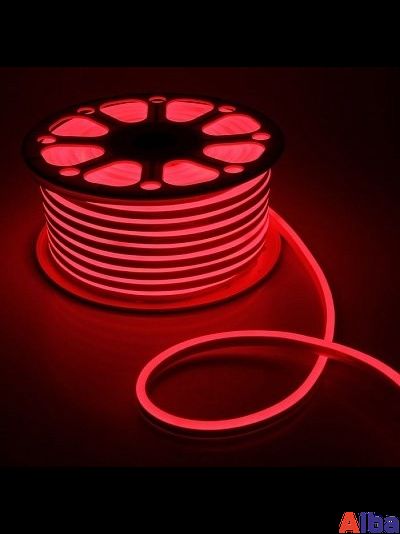 Гибкий неон Flex 220V Красный