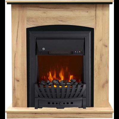 Электрокамин Barcelona DN-G с очагом Aspen Black