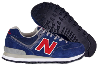 New Balance 574 Dark Blue Red (41-45) Арт. 057М