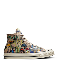Кеды Converse Chuck 70 Plant Love высокие с принтом заказать оригинал в Москве