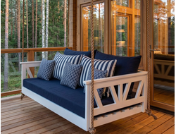 Подвесная кровать на террасу