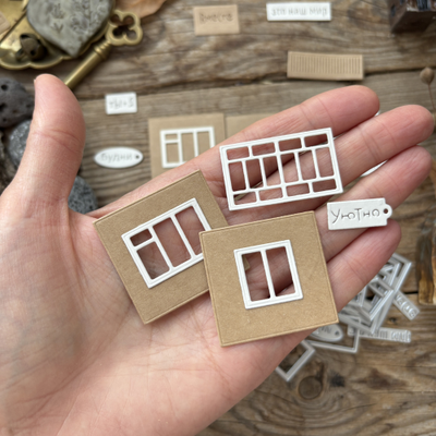 Набор ножей для вырубки «Вот и окна в сумраке зажглись»