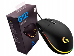 Мышь Logitech G102 Lightsync черный CN