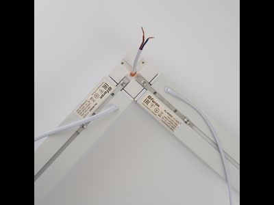 Feron св-к св/д линейный накл/подвесн 18W(1800lm) 4000K 4K металл/белый 590x70x55 AL4020 48214