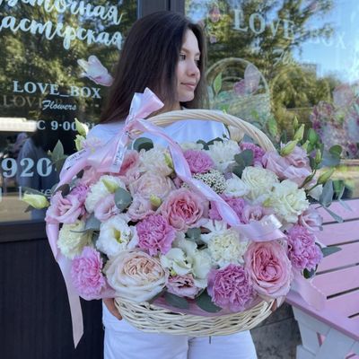 КОРЗИНА МИКС ЦВЕТОВ №12