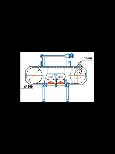 Пилорама ленточная «Авангард-ЛП-80-Д-2К»