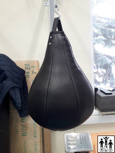 Груша боксерская из натуральной кожи