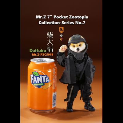 Сиба-ину - Коллекционная ФИГУРКА 1/6 Mr.Z 7" Pocket Zootopia Collection-Series No.7 Shiba Inu Daifuku (PZCS018) - Mr.Z