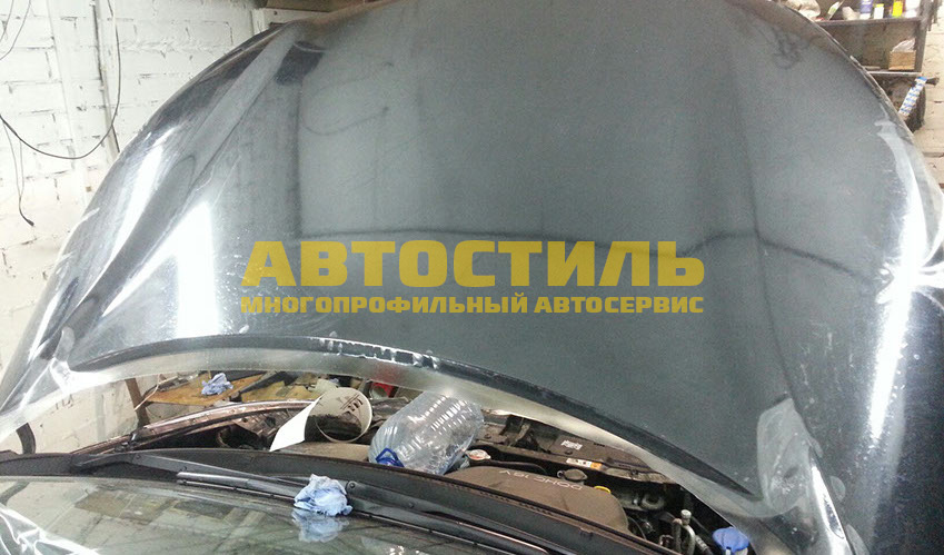 Бронирование капота полосой
