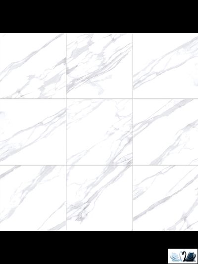 Керамогранит Staro Oasis Remix Statuario 60х60 см белый глянцевый