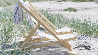 Кресло-шезлонг деревянное складное Relax