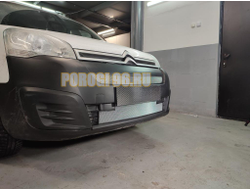 Защита радиатора Citroen Berlingo 2015- chrome верх