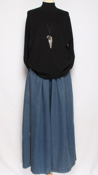 Джемпер "УЗКАЯ РЕЗИНКА С ДЛИННЫМ РУКАВОМ " 21054 бежевый, черный, лаванда, белый, графит р.50-54