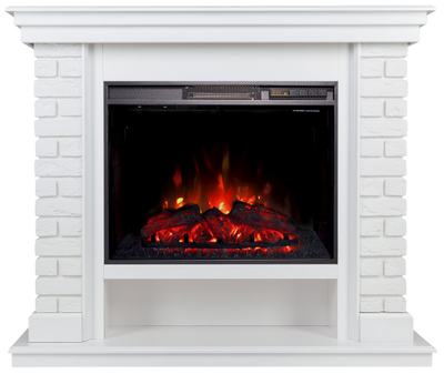 Электрокамин Brixton WT с очагом Sparta 25.5 LED