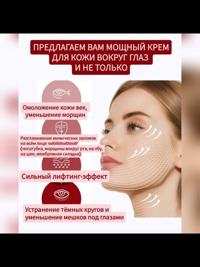 SWANICOCO Омолаживающий крем для век со стволовыми клетками женьшеня и пептидами 20мл