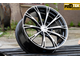 Комплект дисков R18 8,0J ET+30 5*114,3 Vossen VPS 3313 Flow Forming Черный с полированными лучами (FF016-3)