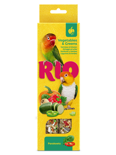 Rio палочки для средних попугаев с овощами и зеленью, 150 г