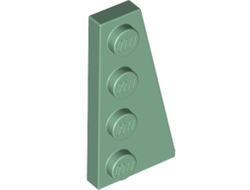 Wedge, Plate 4 x 2 Right, Sand Green (41769 / 6258333)
