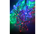 Гирлянда-нить Космос &amp;amp;quot;Снежинки&amp;amp;quot; 30LED разноцв. 4.4м 8реж.