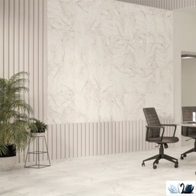 Плитка настенная Belani Briere Декор Flower с золотом 30 х 60 см Береза керамика