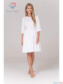 ПЛАТЬЕ медицинское Dr.Super "Happy" белое