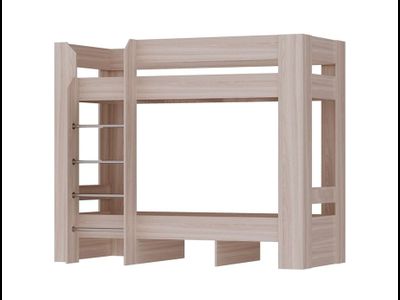 Кровать двухъярусная К-2 София Ясень шимо светлый (Памир)