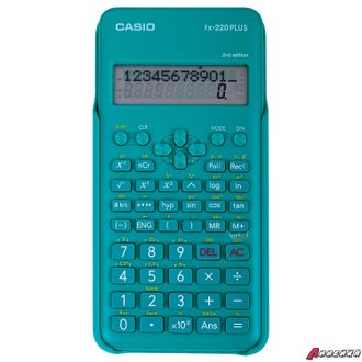Калькулятор инженерный CASIO FX-220PLUS-2-S (155×78 мм), 181 функция, питание от батареи, сертифицирован для ЕГЭ. 250393
