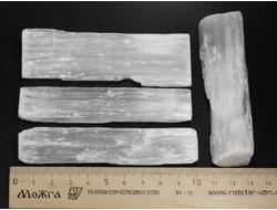 Селенит (гипс), в ассортименте, Россия, Урал (95-100 мм, 30-38 г) №36080