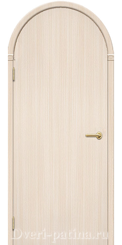 Гладкая арочная дверь