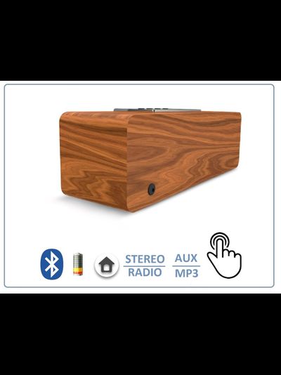 SMALODY SL-50S Bluetooth колонка СТЕРЕО, радио FM, с аккумулятором для использования в помещении