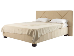 Кровать с мягким изголовьем ДАНИЯ №7 из массива сосны 140/160/180 х 190/200 см