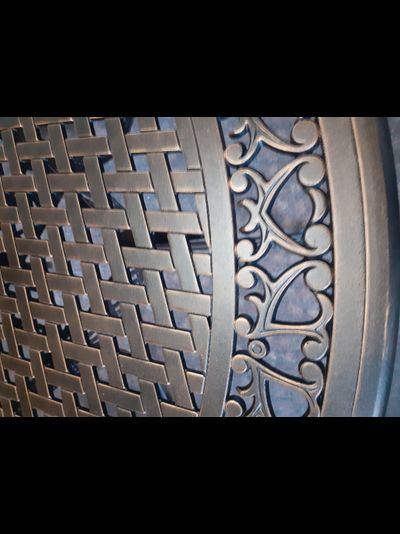 Круглый стол  из литого алюминия Sardinia