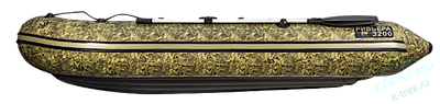 Лодка ПВХ Мастер Лодок Ривьера Компакт 3200НДНД Камуфляж Камыш