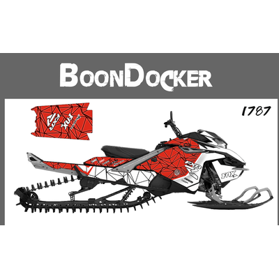 Наклейки на снегоход  Lynx boondocker 2017 2018 №1787