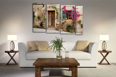 Модульная картина "Прогулка по Провансу"