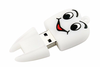 Флешка зубик (USB 2.0/3.0)