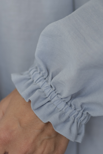 Ночная сорочка из батиста (голубая)