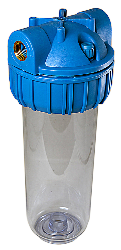 Корпус магистрального фильтра 1/2" прозрачный