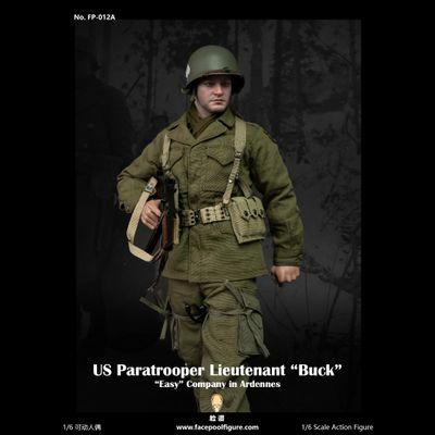 Американский десантник в Арденнах (зимняя форма) - КОЛЛЕКЦИОННАЯ ФИГУРКА 1/6 US Paratrooper Lieutenant Buck (FP-012A) - Facepoolfigure