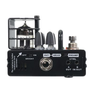 AMT Bricks O-Bass - одноканальный ламповый гитарный преамп (эмуляция Orange AD200 mark3) [без БП]