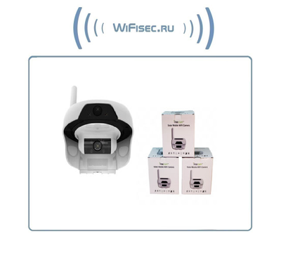 FreeCam, Всепогодная автономная беспроводная (WiFI) IP видеокамера на аккумуляторе с DVR на солнечной батарее, HD (Clever Dog)