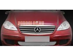 Защита радиатора Mercedec-Benz A-Klass II (W169) 2004-2007 chrome