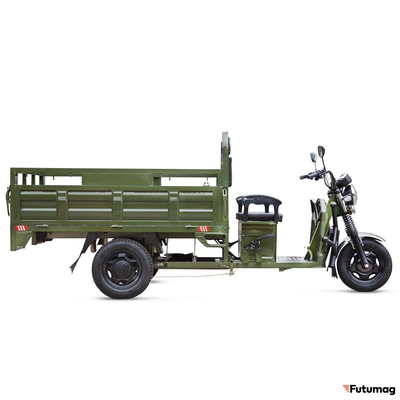Грузовой электротрицикл Rutrike D4 NEXT 1800 72V1500W зеленый