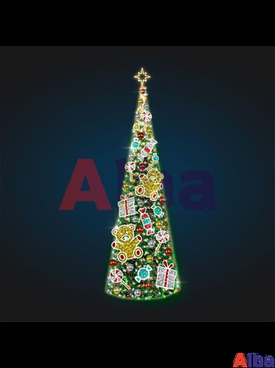 Светодиодная конусная Елка Детская