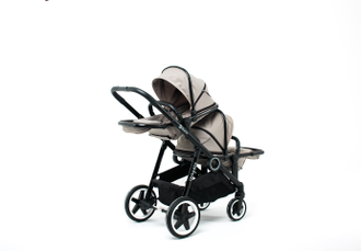 Коляска 2в1 для двойни BabyZz Dynasty Beige