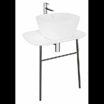 Керамическая столешница Vitra Plural, 70 см, цвет матовый белый, 62561