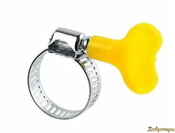 Хомут с барашком на трубку 8-12 мм (сталь)