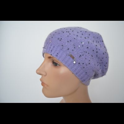 Берет и шарф Vizio Италия 1042 BO фиолетовый