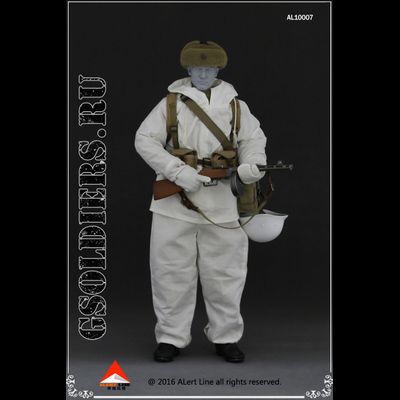 КОМПЛЕКТ (БЕЗ ТЕЛА И ГОЛОВЫ) Красноармеец в зимнем обмундировании AlertLine AL10007 1/6 Winter Soviet soldier Suit