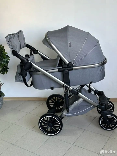 Детская коляска 3 в 1 Luxmom F2A Серый